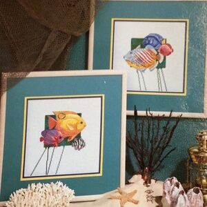 Vintage Color Charts "A Reef Encounter" Counted Cross Stitch Pattern #157